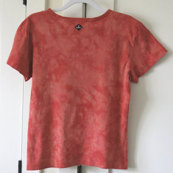 2 Preowned prAna USA Cotton Tees Tie Dye Mandala XL but run small - Picture 4 of 15